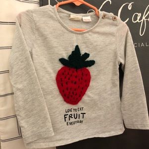 Zara Strawberry Shirt